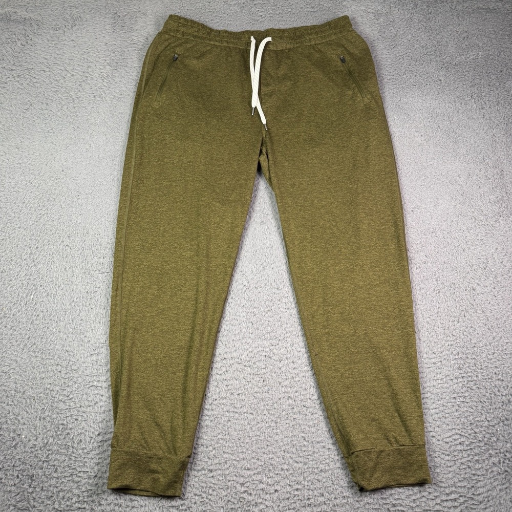 Vuori Ponto Performance Joggers Pants Mens 2XL Green Heatherered DreamKnit